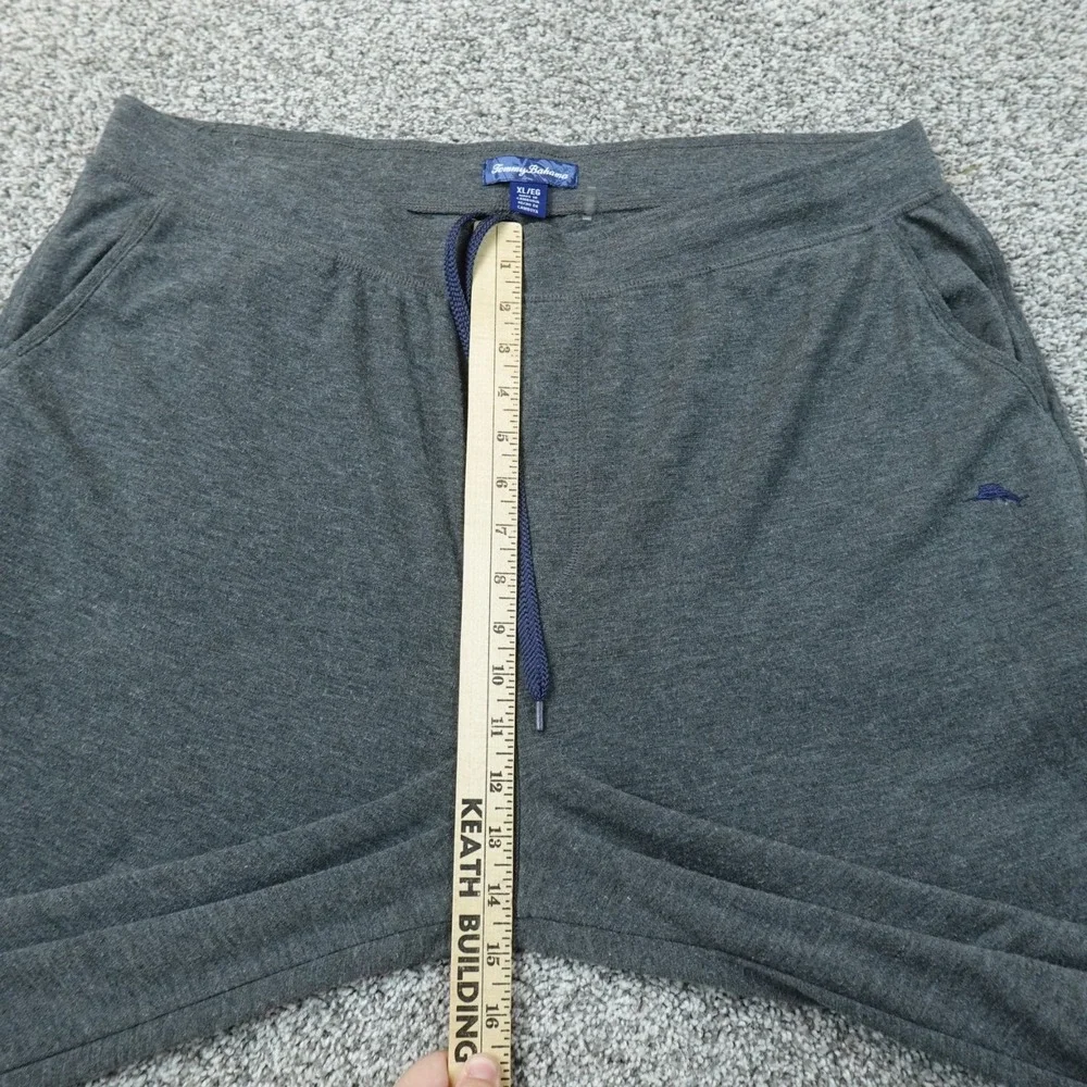 Tommy Bahama Sweatpants Mens XL Gray Drawstring Jogger Pants Stretch Lounge Gym